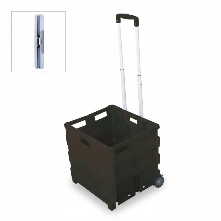 1 - Rack de teto de alumínio para carrinho de mão dobrável para vans e carros campistas